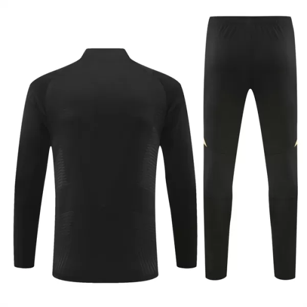 Conjunto de sudadera de entrenamiento Real Madrid Hombre 24/25 Negro