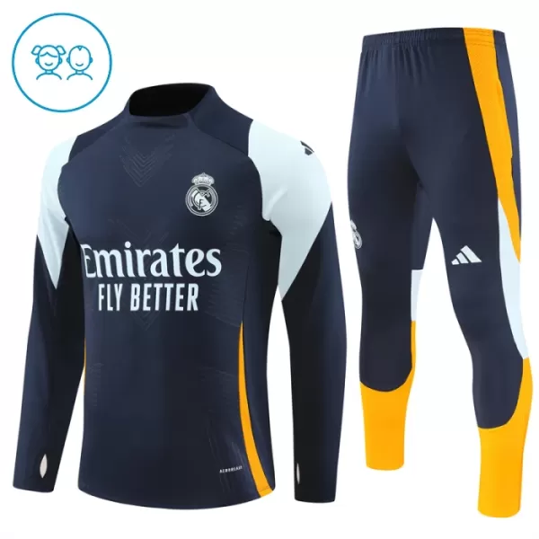 Conjunto de sudadera de entrenamiento Real Madrid Niños 24/25 Navy