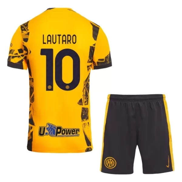 Camiseta Inter de Milán Lautaro Martínez 10 Niños 3ª Equipación 24/25