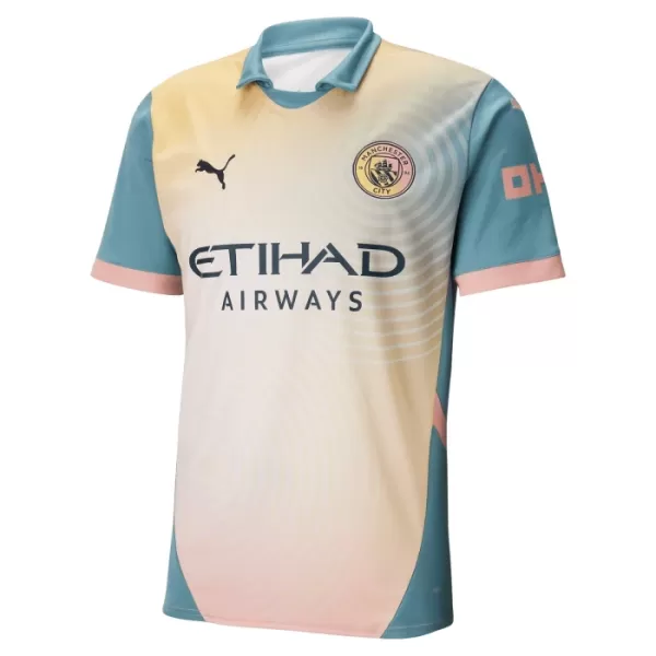 Camiseta Manchester City Erling Haaland 9 Hombre 4ª Equipación 24/25