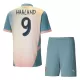 Camiseta Manchester City Erling Haaland 9 Niños 4ª Equipación 24/25