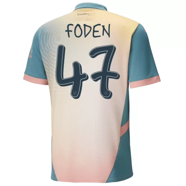 Camiseta Manchester City Phil Foden 47 Hombre 4ª Equipación 24/25