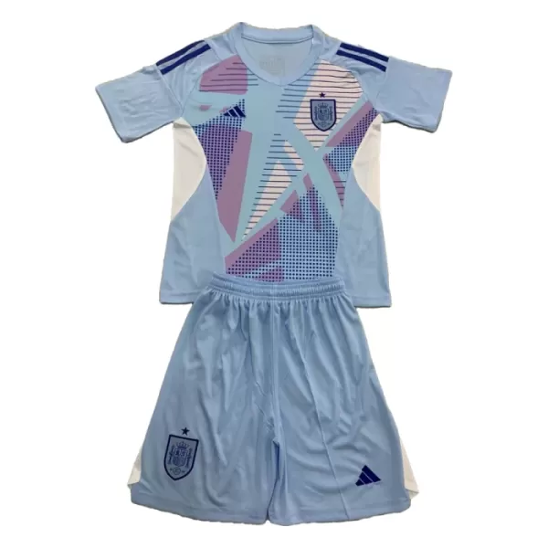 Camiseta Portero España Niños Eurocopa 2024 Azul