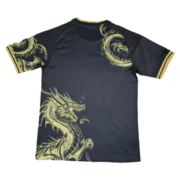 Camiseta Real Madrid Hombre Dragón 24/25 Negro Edición Especial