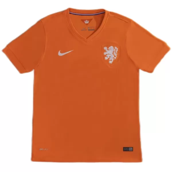 Camiseta Países Bajos 2014 Hombre 1ª Equipación Retro