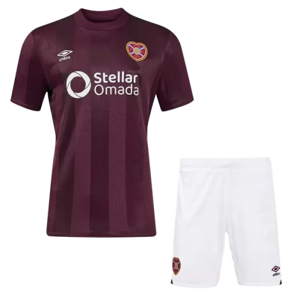 Camiseta Heart of Midlothian Niños 1ª Equipación 24/25