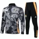 Conjunto De Chaqueta De Entrenamiento Real Madrid Hombre Dragón 24/25 Negro