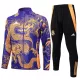 Conjunto De Chaqueta De Entrenamiento Real Madrid Hombre Dragón 24/25 Púrpura