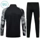 Conjunto De Chaqueta De Entrenamiento Real Madrid Niños Dragón 24/25 Negro