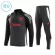 Conjunto de sudadera de entrenamiento Manchester United Niños 24/25 Gris