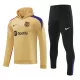 Sudadera de entrenamiento con capucha FC Barcelona Hombre 24/25 Amarillo