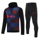 Sudadera de entrenamiento con capucha FC Barcelona Hombre 24/25 Navy