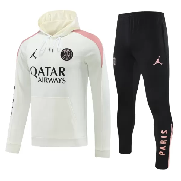 Sudadera de entrenamiento con capucha Paris Saint-Germain Hombre 24/25 Blanco