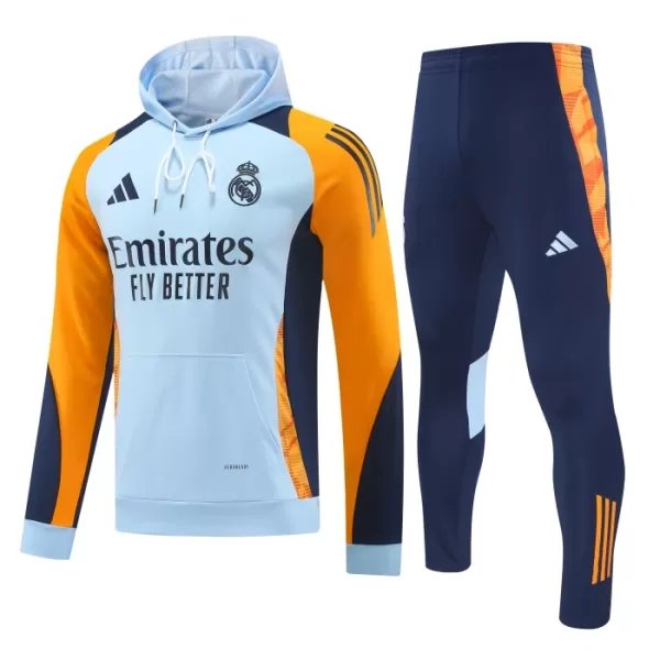 Sudadera de entrenamiento con capucha Real Madrid Hombre 24/25 Azul