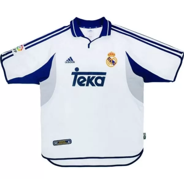 Camiseta Real Madrid 2000-01 Hombre 1ª Equipación Retro