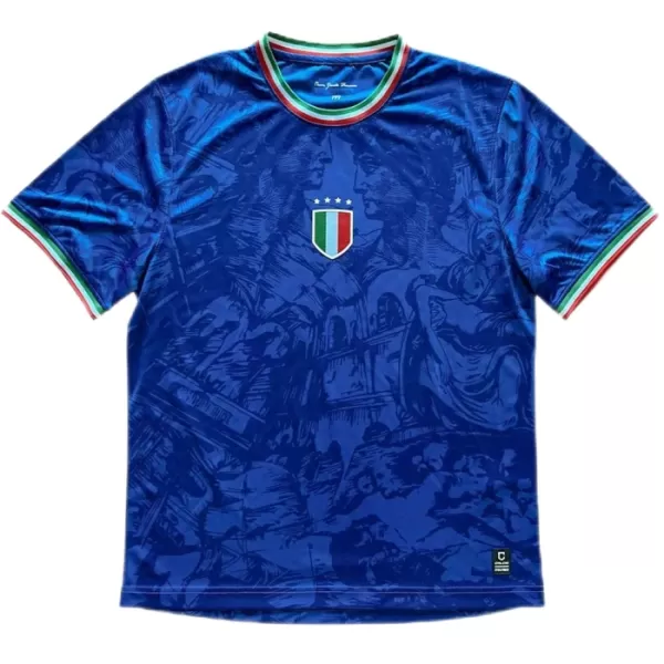 Camiseta Italia Hombre 2024 Azul Edición Especial