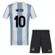 Camiseta Argentina Lionel Messi 10 Niños Aniversario 2024